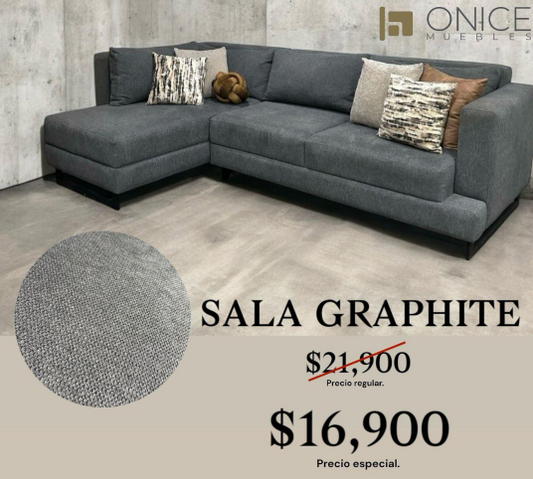 ENTREGA INMEDIATA - SALA GRAPHITE