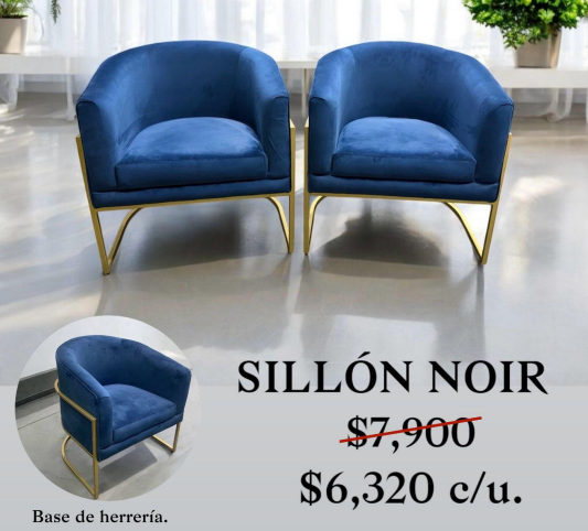 DISPONIBLE PARA ENTREGA INMEDIATA - SILLON NOIR