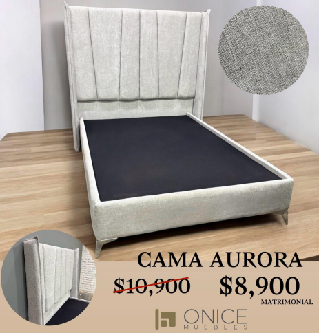 ENTREGA INMEDIATA - CAMA MATRIMONIAL AURORA