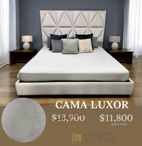 ENTREGA INMEDIATA - CAMA LUXOR KS